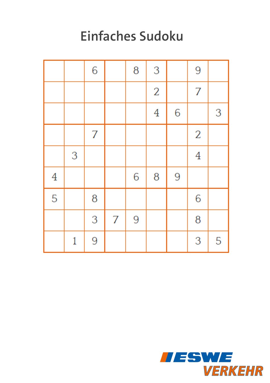 Sudoku leicht